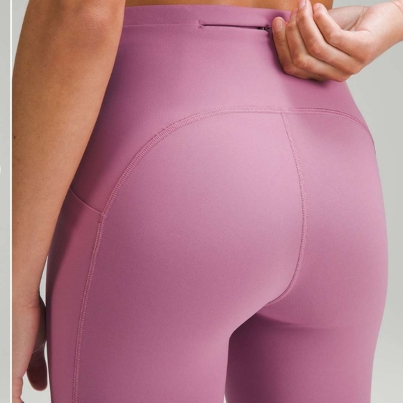 Lululemon Swift Speed High-Rise Crop 21"Velvet Dust (First Release) Sz 4 - Picture 5 of 8